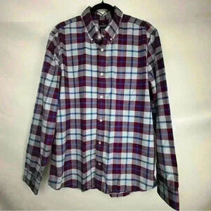 Gap Slim Plaid Button Down